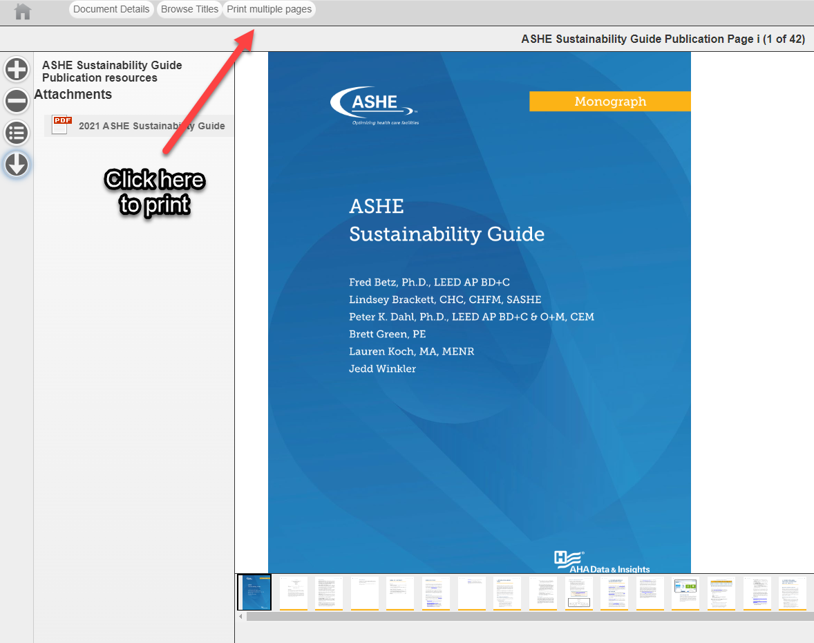 Downloading or Printing eBooks and PDFs American Hospital Association